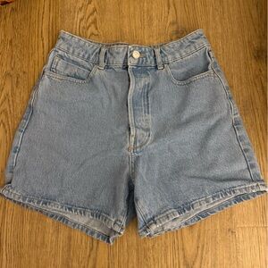 Zara Women's Light Blue Denim Shorts